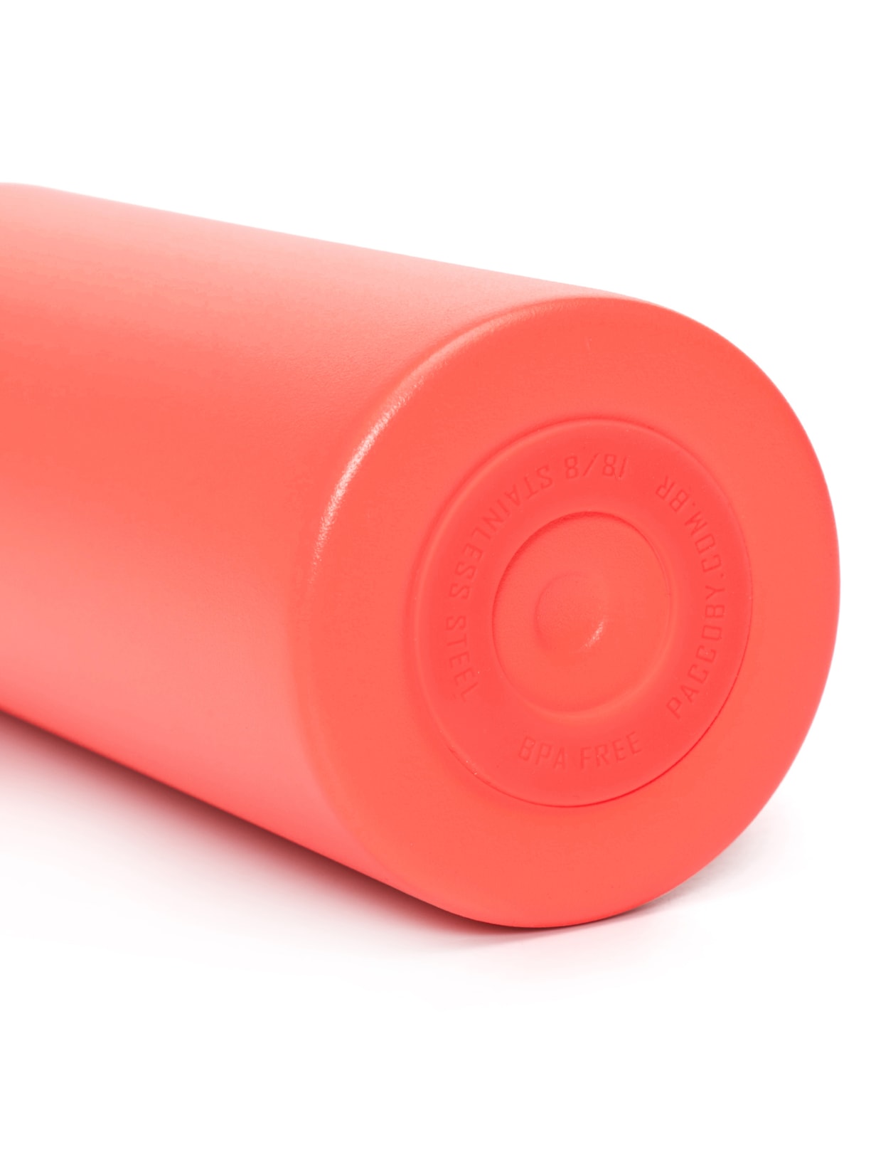 Garrafa Térmica Hydra Em Aço Inox 500 ml Laranja Pacco