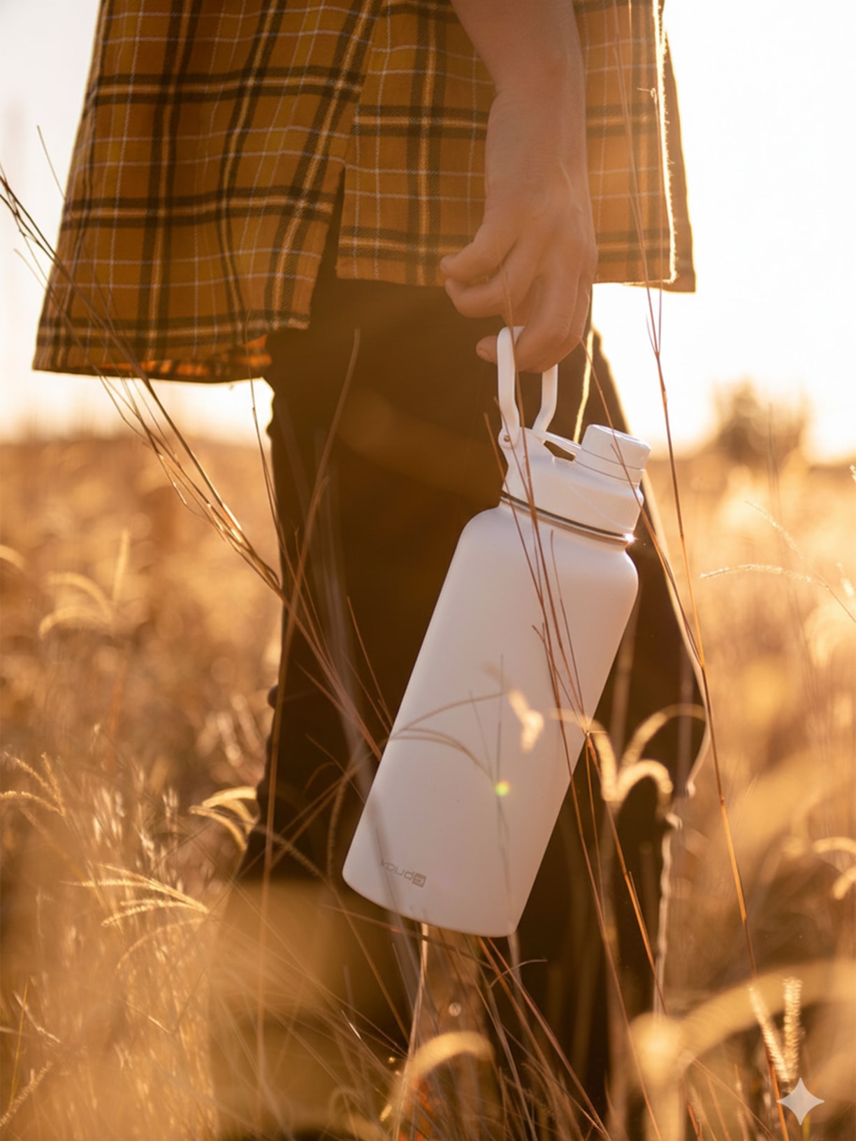 Garrafa Térmica Ladakh Em Aço Inox 960 ml Branco Kouda