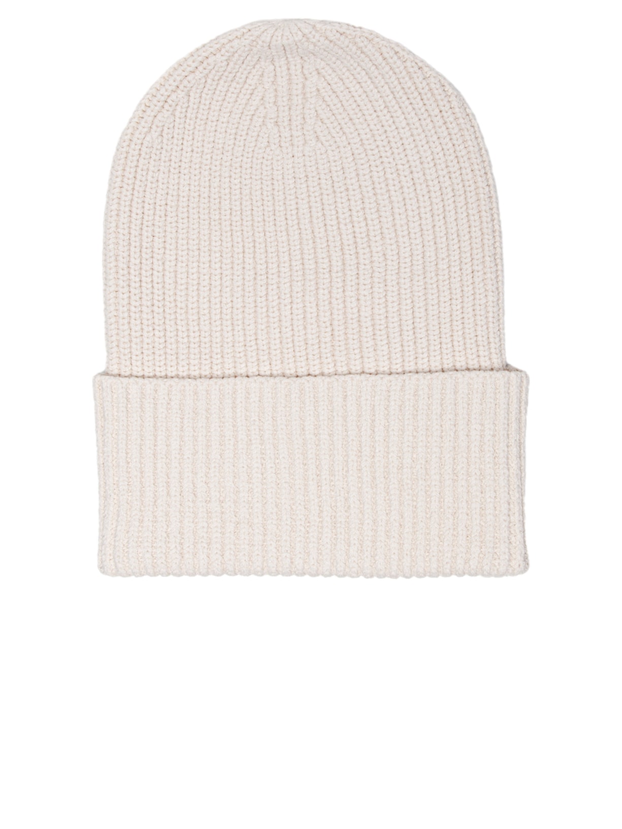 Gorro Feminino em Tricô Canelado - Off White