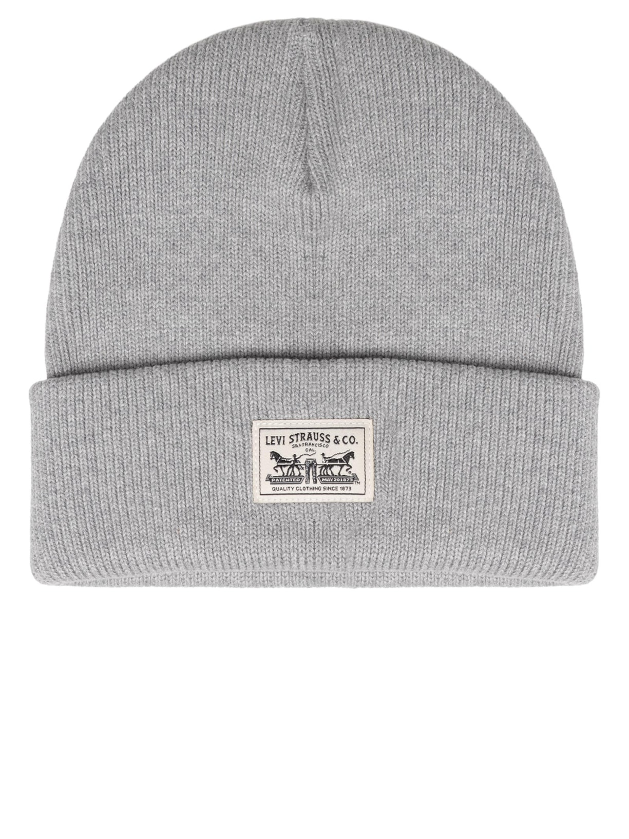 Gorro Masculino Com Patch Traseiro Cinza Levi's