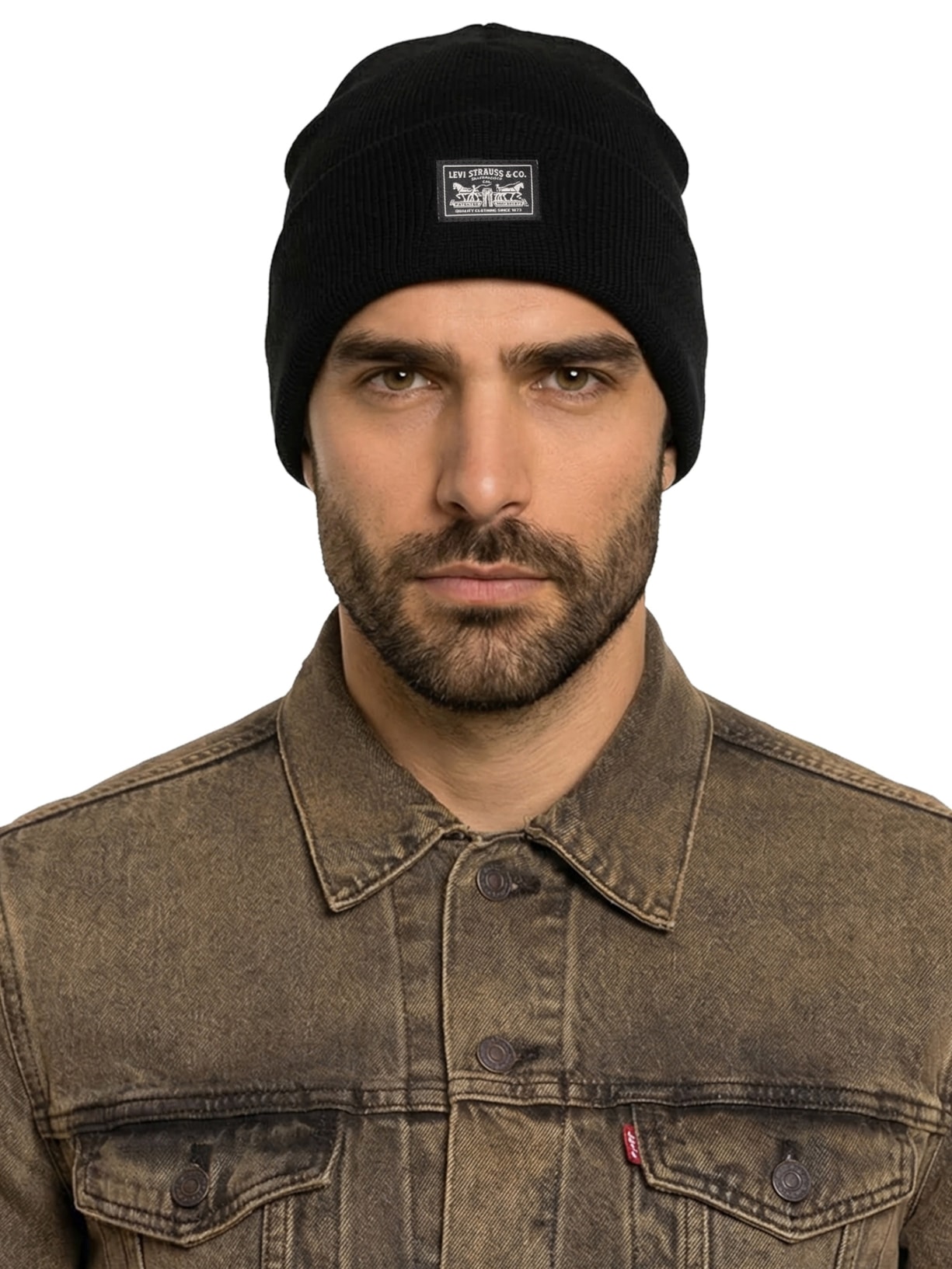 Gorro Masculino Com Patch Traseiro Preto Levi's