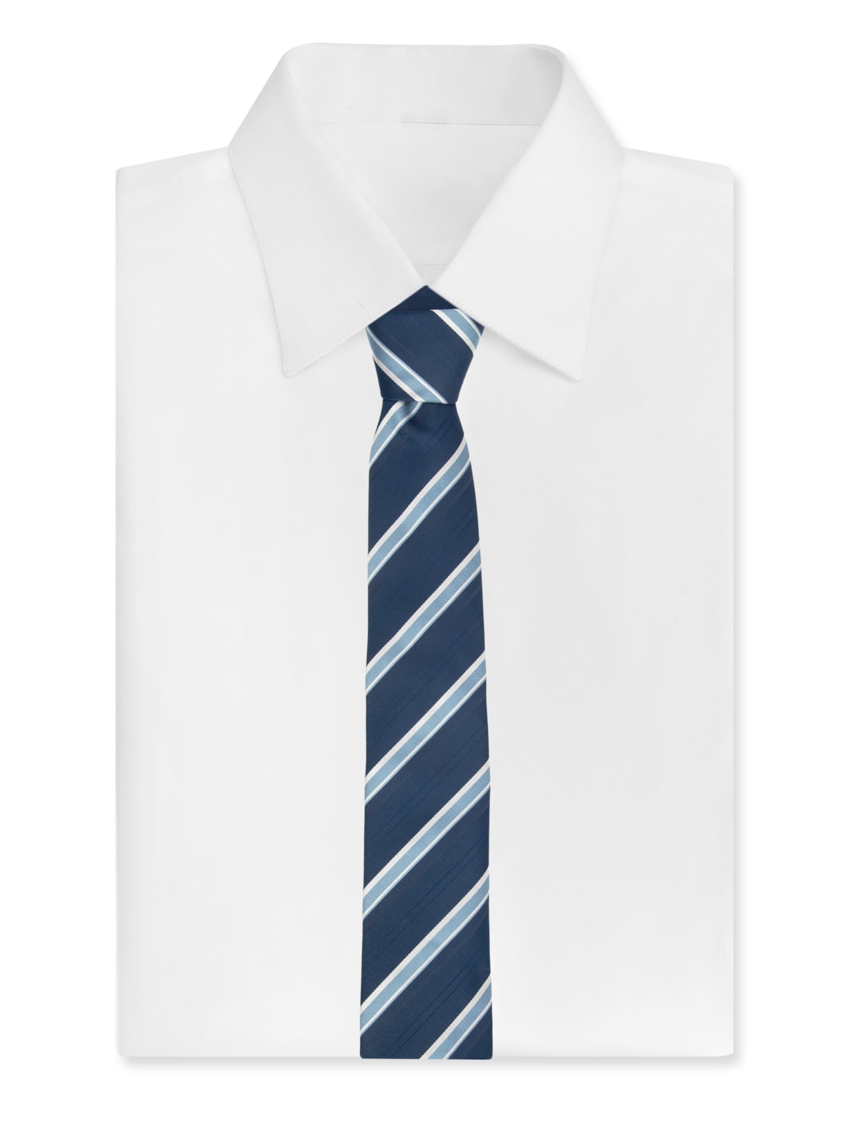 Gravata H-tie 7,5 Cm Azul Boss