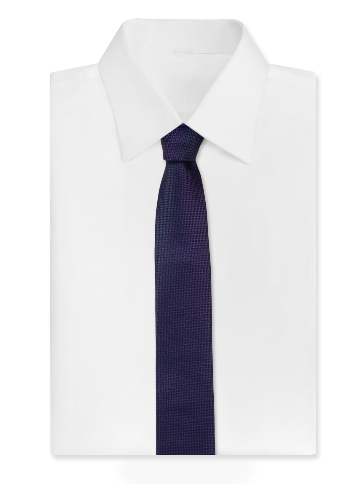 Gravata Masculina Em Jacquard Regular Com Estampa Roxo '2 Essential