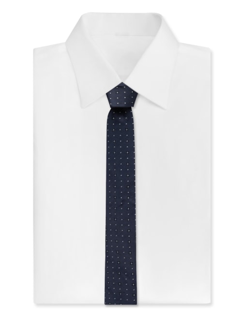 Gravata Masculina H-Tie Cm 6 262 - Azul