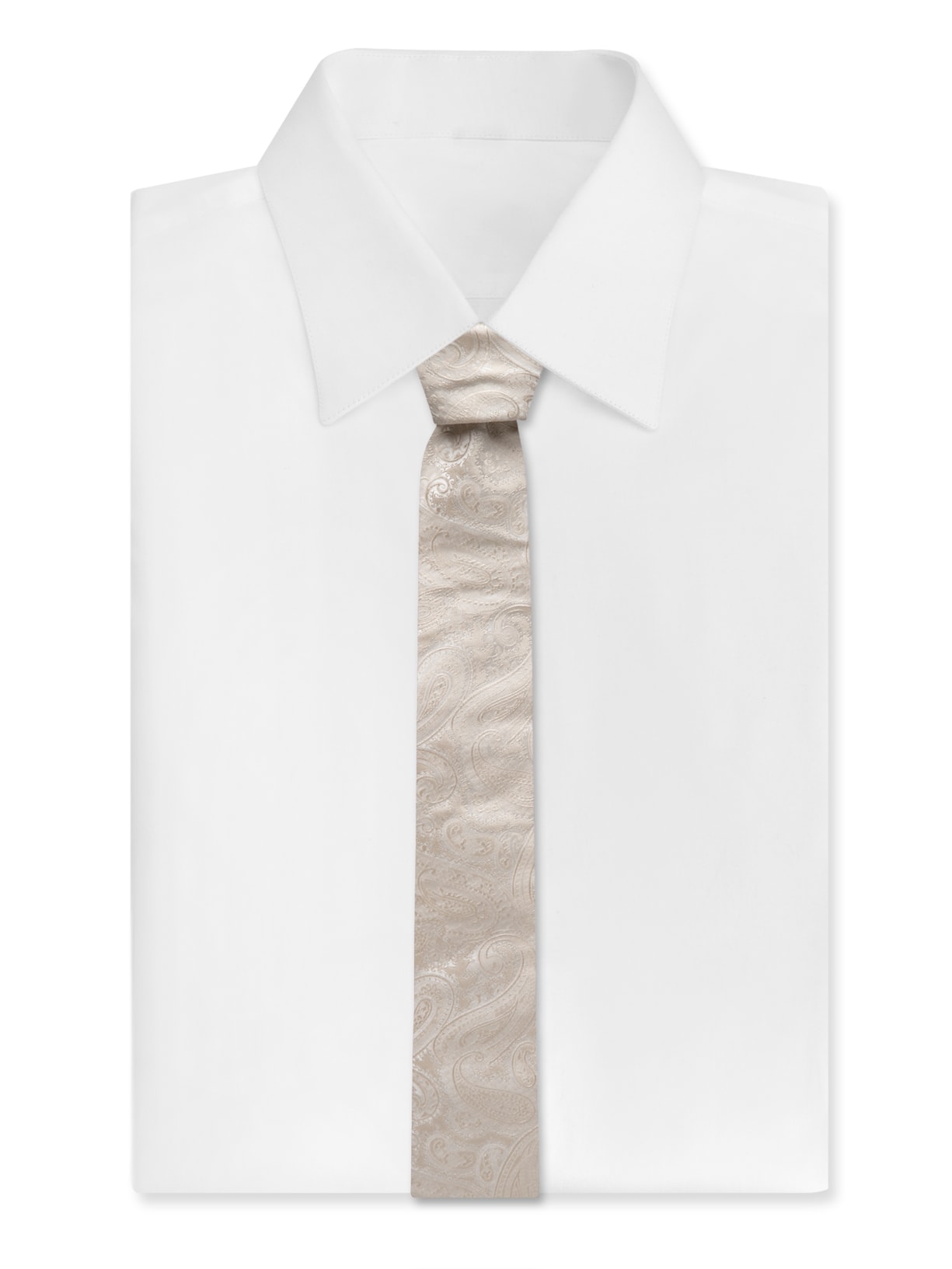 Gravata Masculina H-Tie Cm 7.5 262 Collab David Beckham Branco Boss