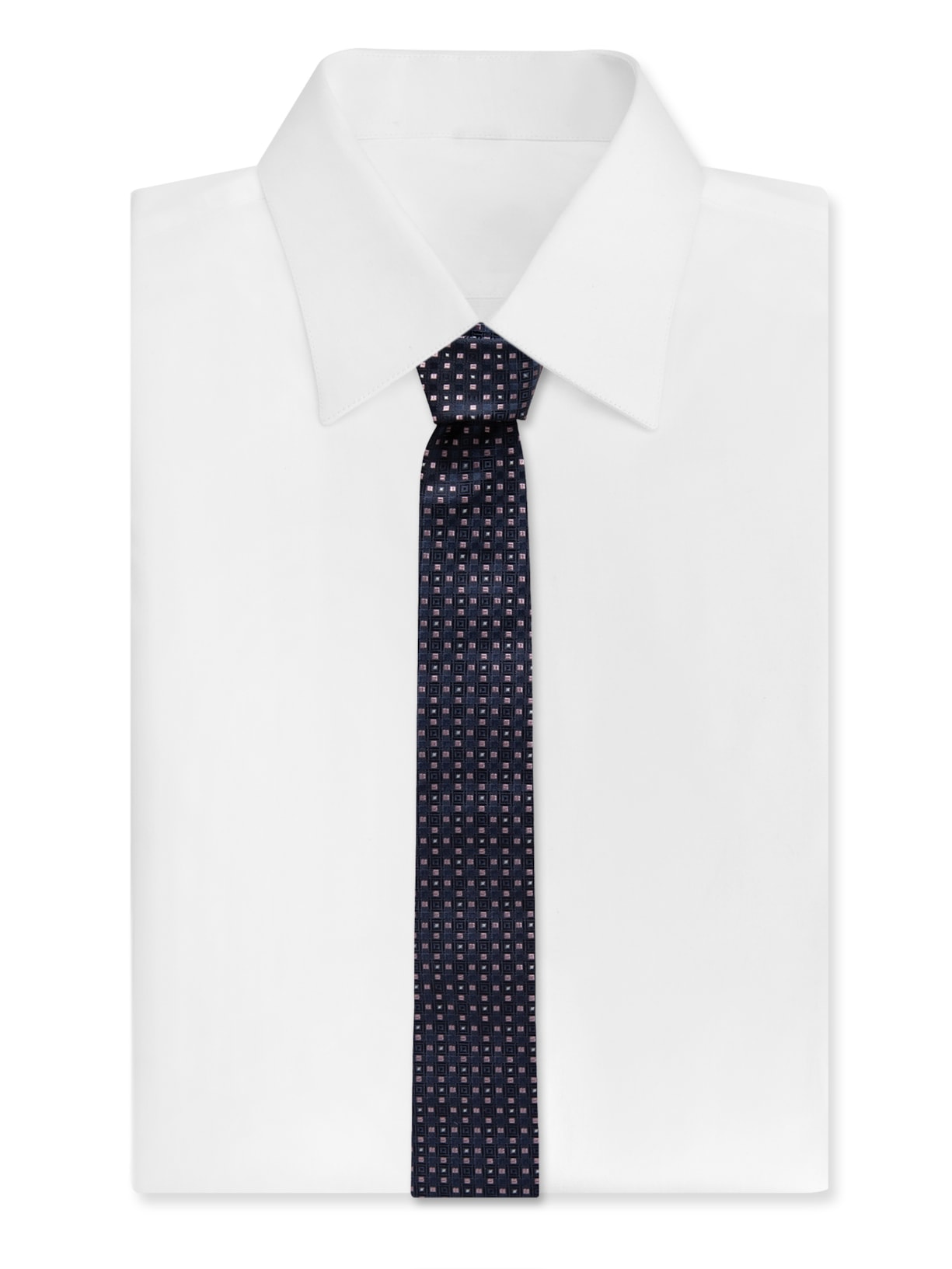 Gravata Masculina H-Tie Cm 7.5 262 Collab David Beckham Rosa Boss