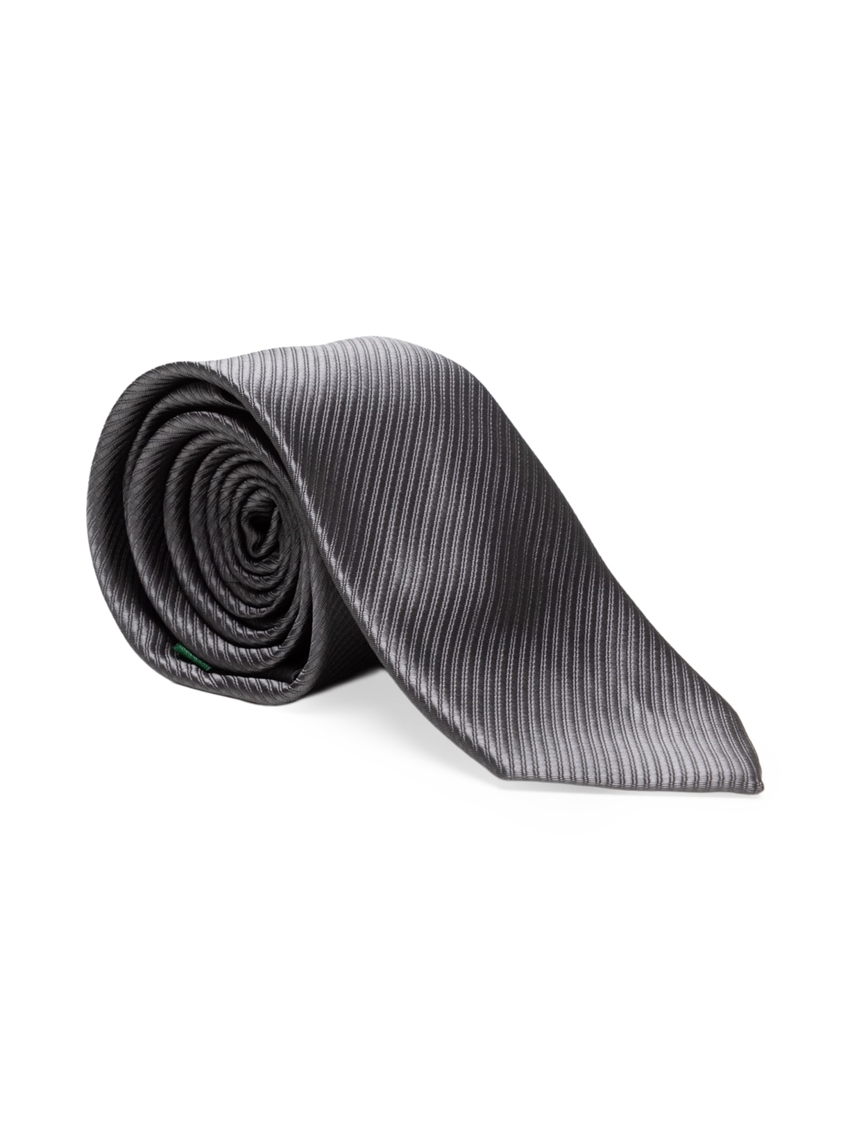 Gravata Masculina Maquineta Diagonal Cinza Sergio K