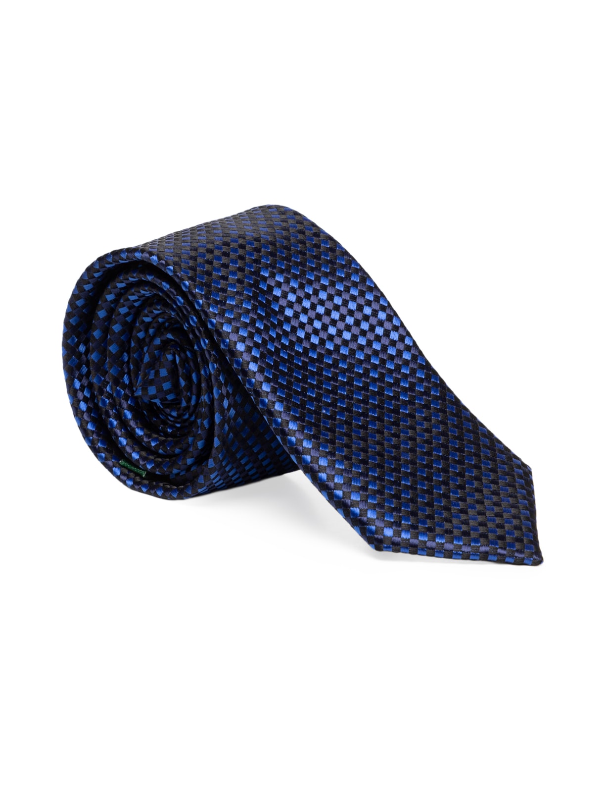 Gravata Masculina Maquineta Mini Square Azul Sergio K