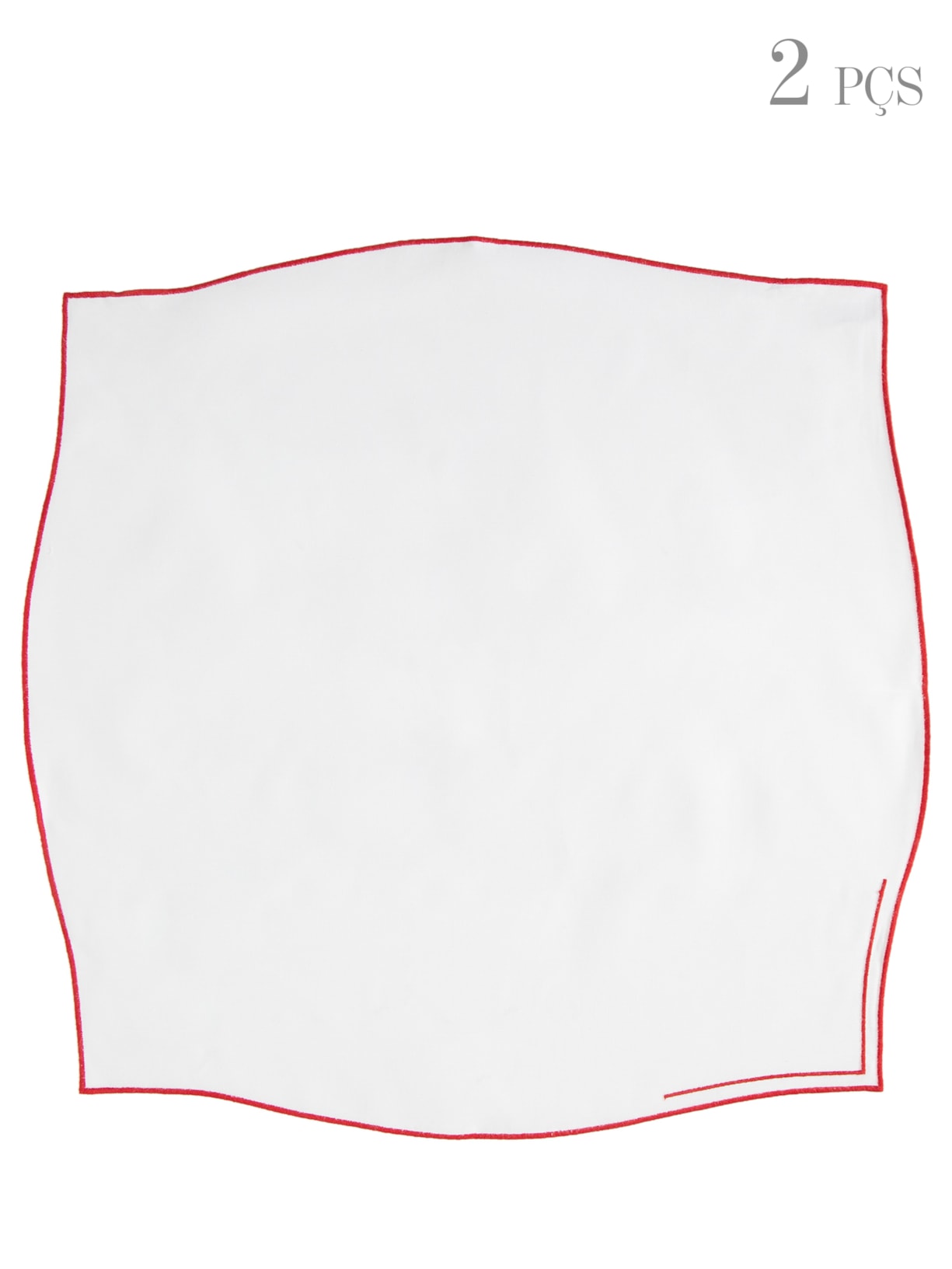 Guardanapo Algodão Provence 2 Peças - Branco