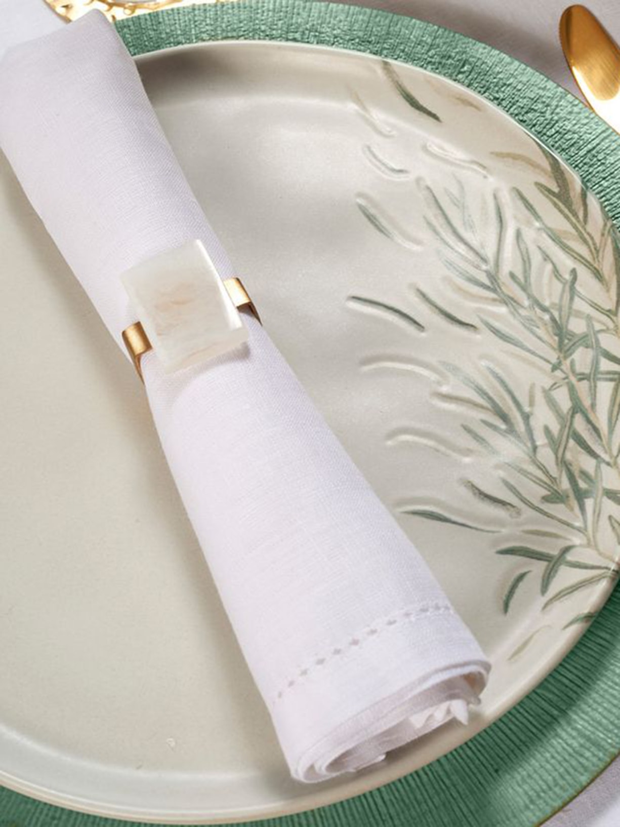 Guardanapo De Linho Branco Le Lis Casa