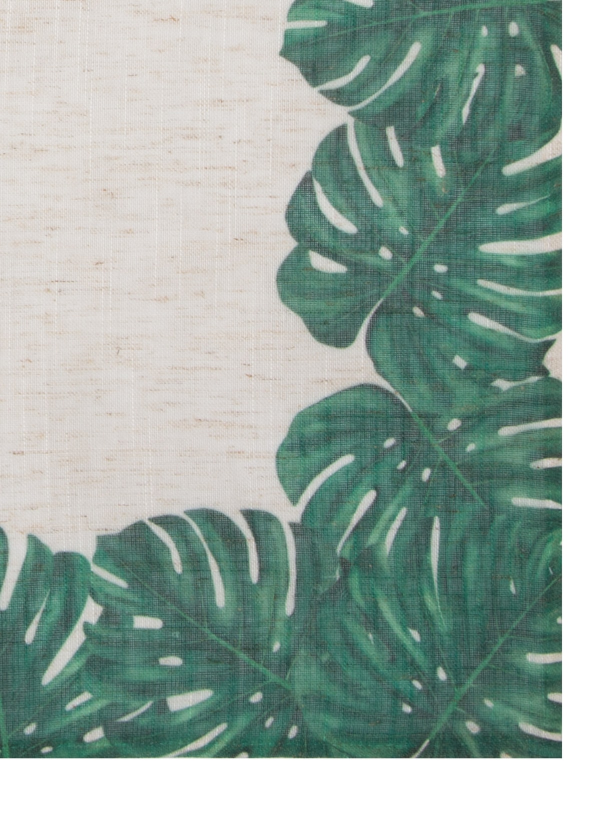 Guardanapo De Mesa Folhagens 1 Peça Verde '2Home