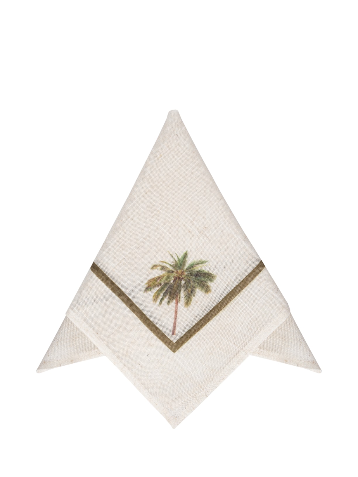 Guardanapo De Mesa Palmeira 1 Peça - Bege