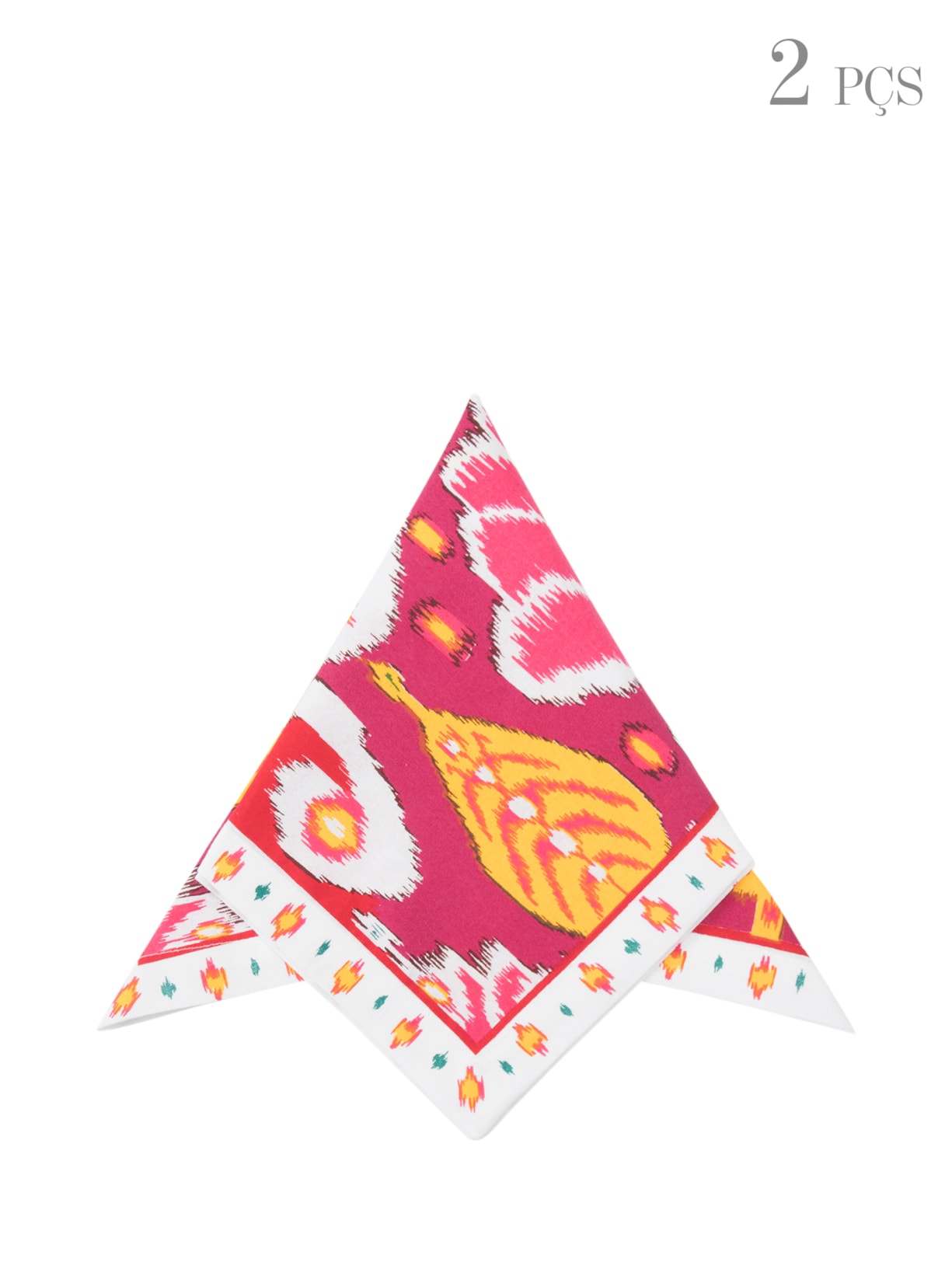 Guardanapo Estampado Khamis Set 2 Unidade - Rosa