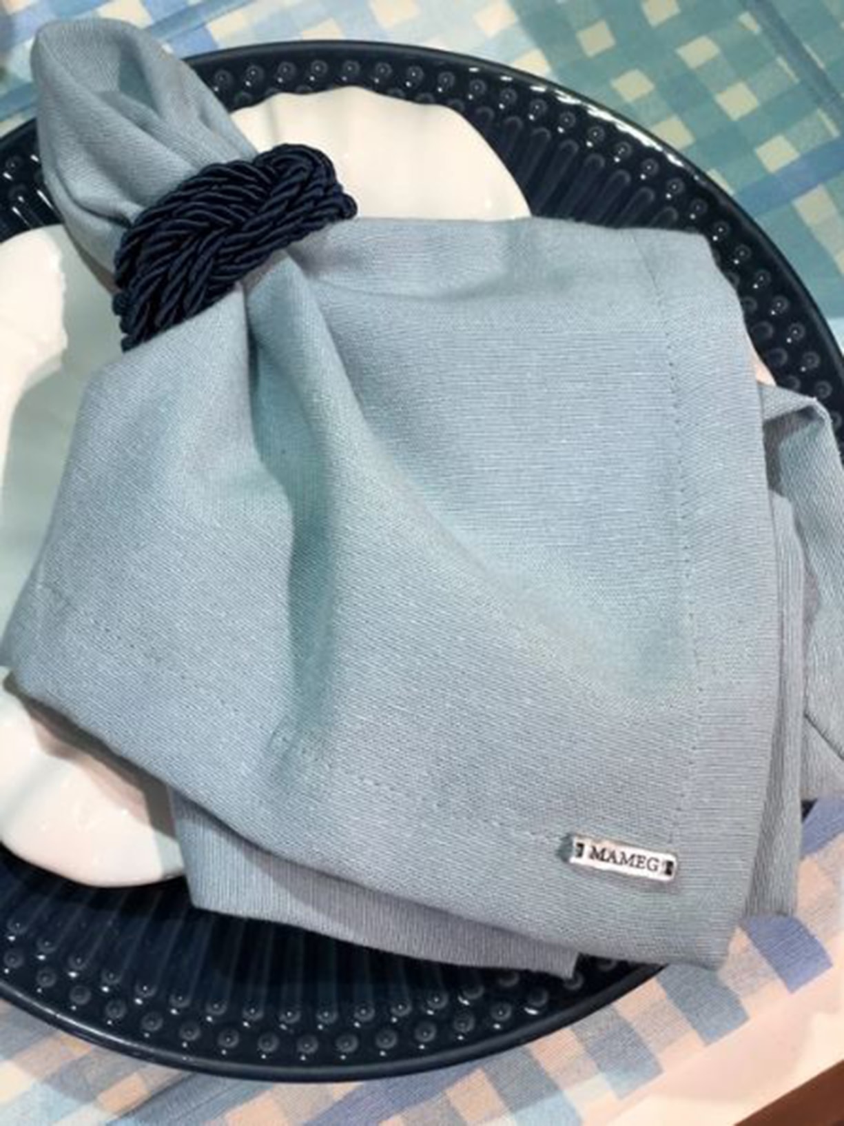 Guardanapo Liso Azul Mameg