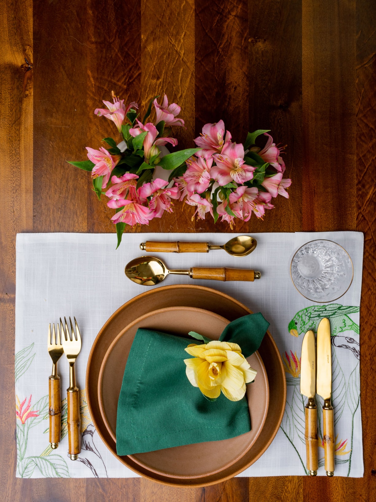 Guardanapo Liso Floresta Verde Mameg