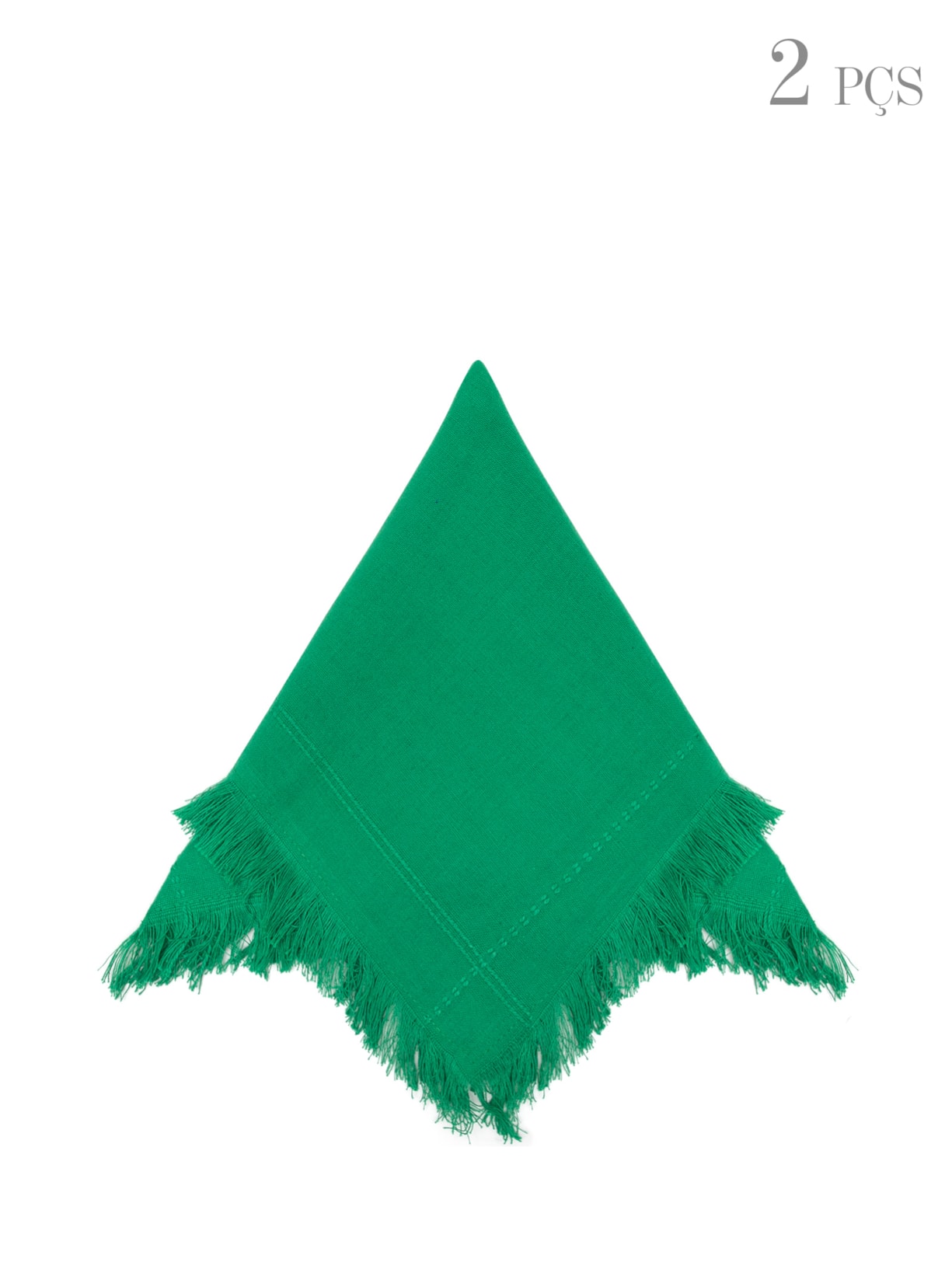 Guardanapo Liso Gatti Set 2 Peças Verde Souq