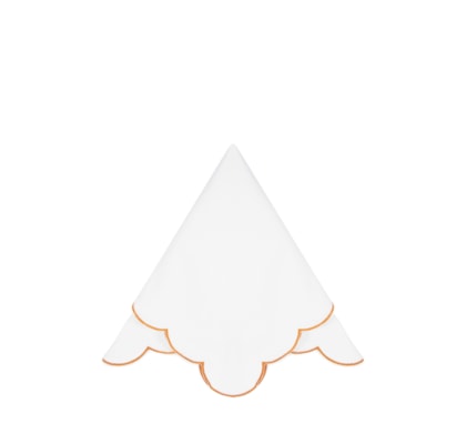 Guardanapo Marina Com Borda Ocre - Laranja