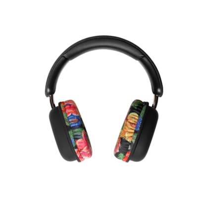 Headphone Floral Paraíso - Preto
