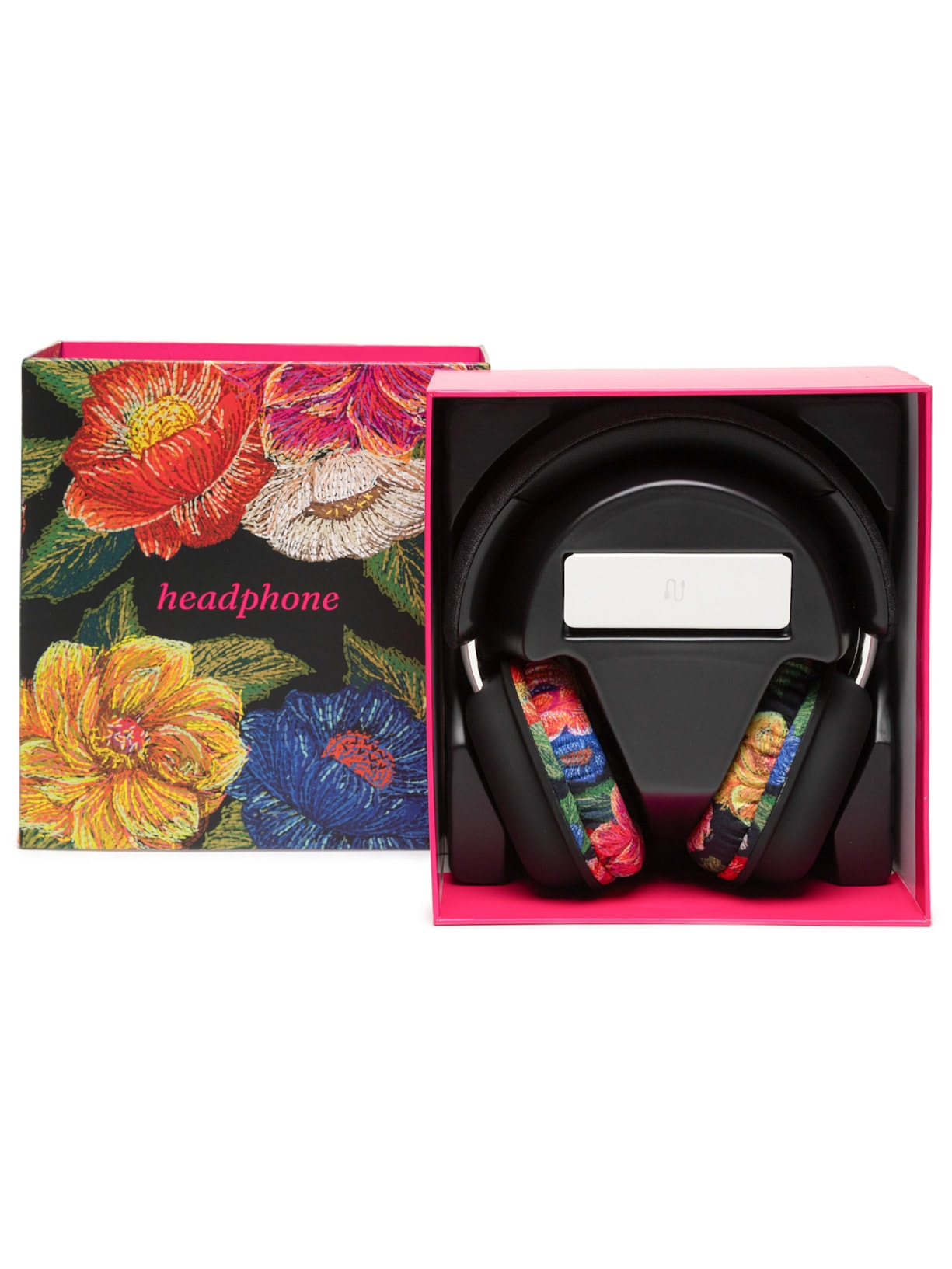 Headphone Floral Paraíso Preto Farm Etc