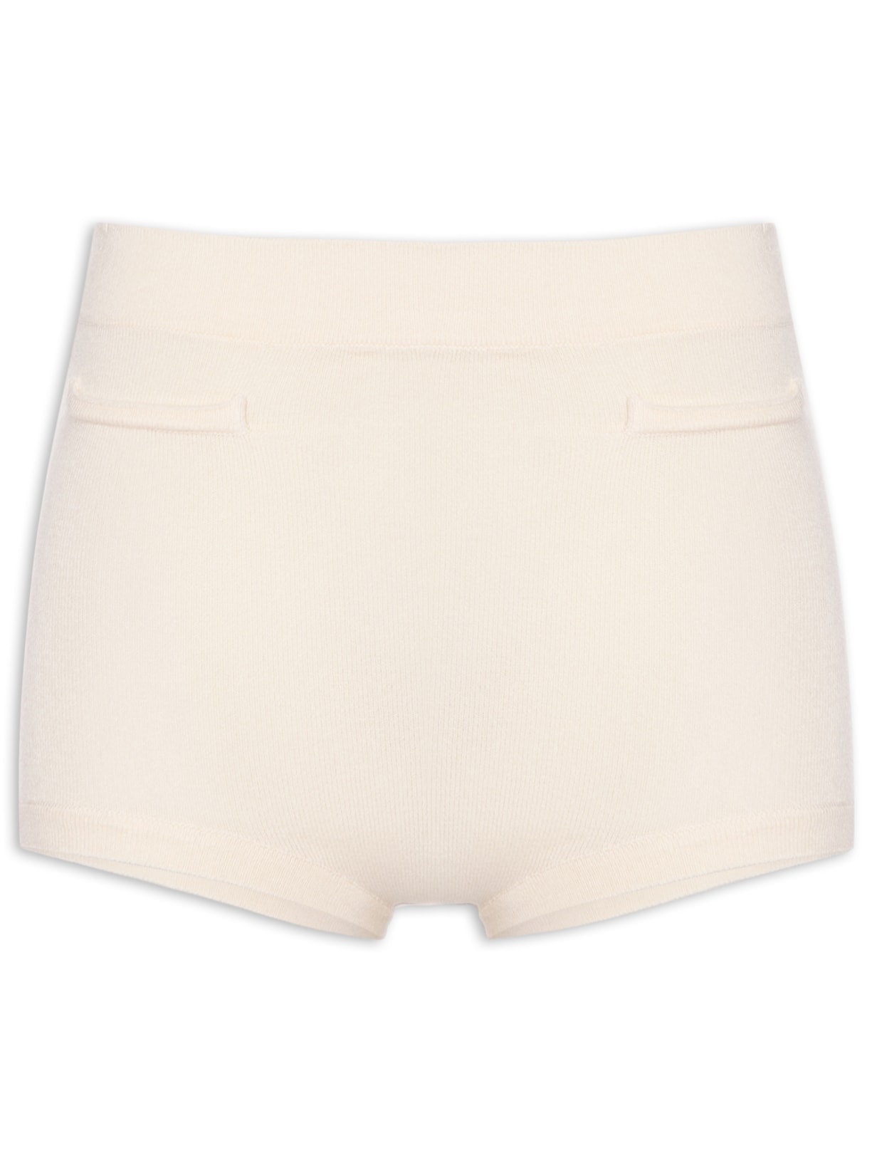 Hot Pant Bolsos Decorativos Amarelo Giomei