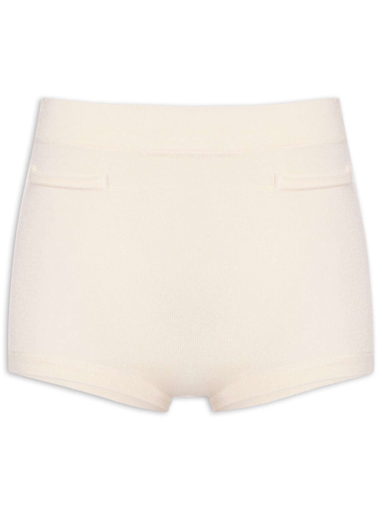 Hot Pant Bolsos Decorativos - Amarelo