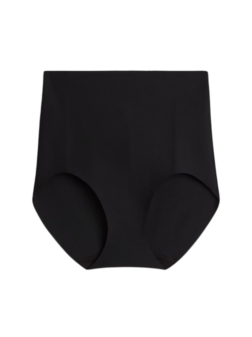 Hot Pant Em Microfibra Com Corte a Laser - Preto
