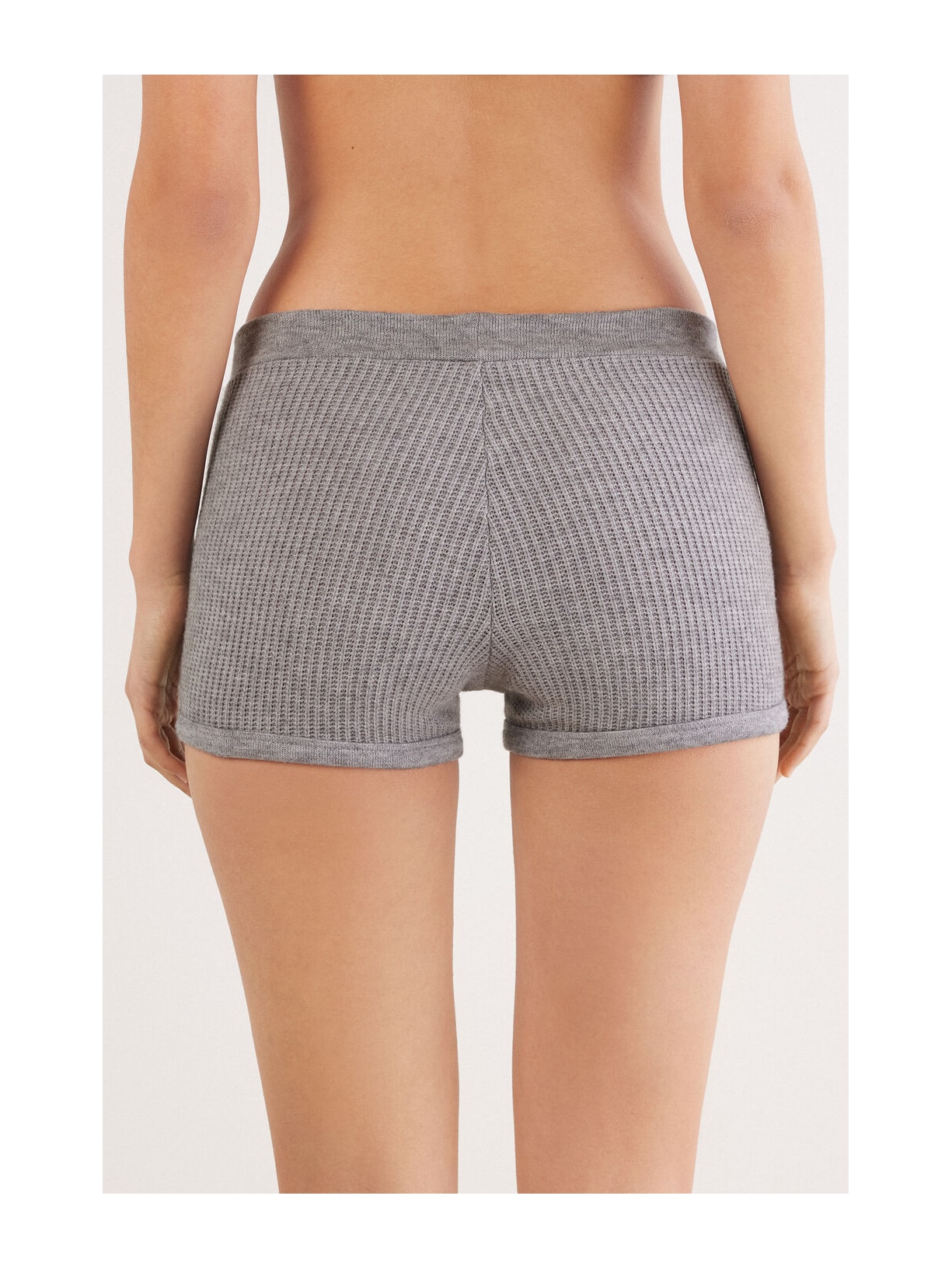 Hot Pant Soft Tricot Cinza Intimissimi