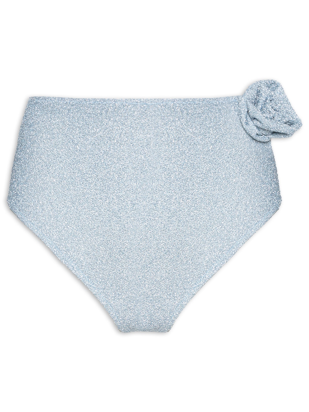 Hot Pants Carnaval Em Lurex - Azul