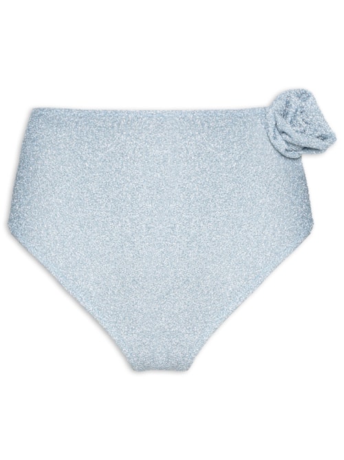 Hot Pants Carnaval Em Lurex - Azul
