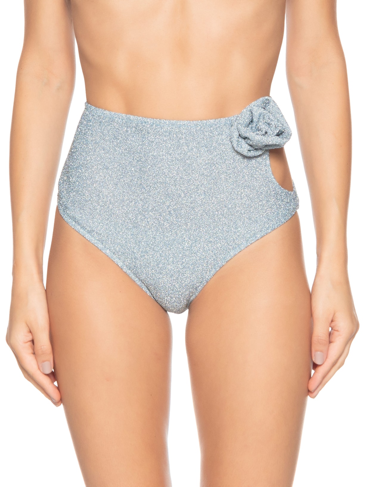 Hotpant Carnaval Em Lurex Azul Market 33