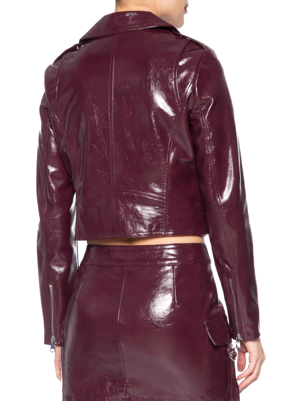 Jaqueta Biker Feminina Vermelho Market 33