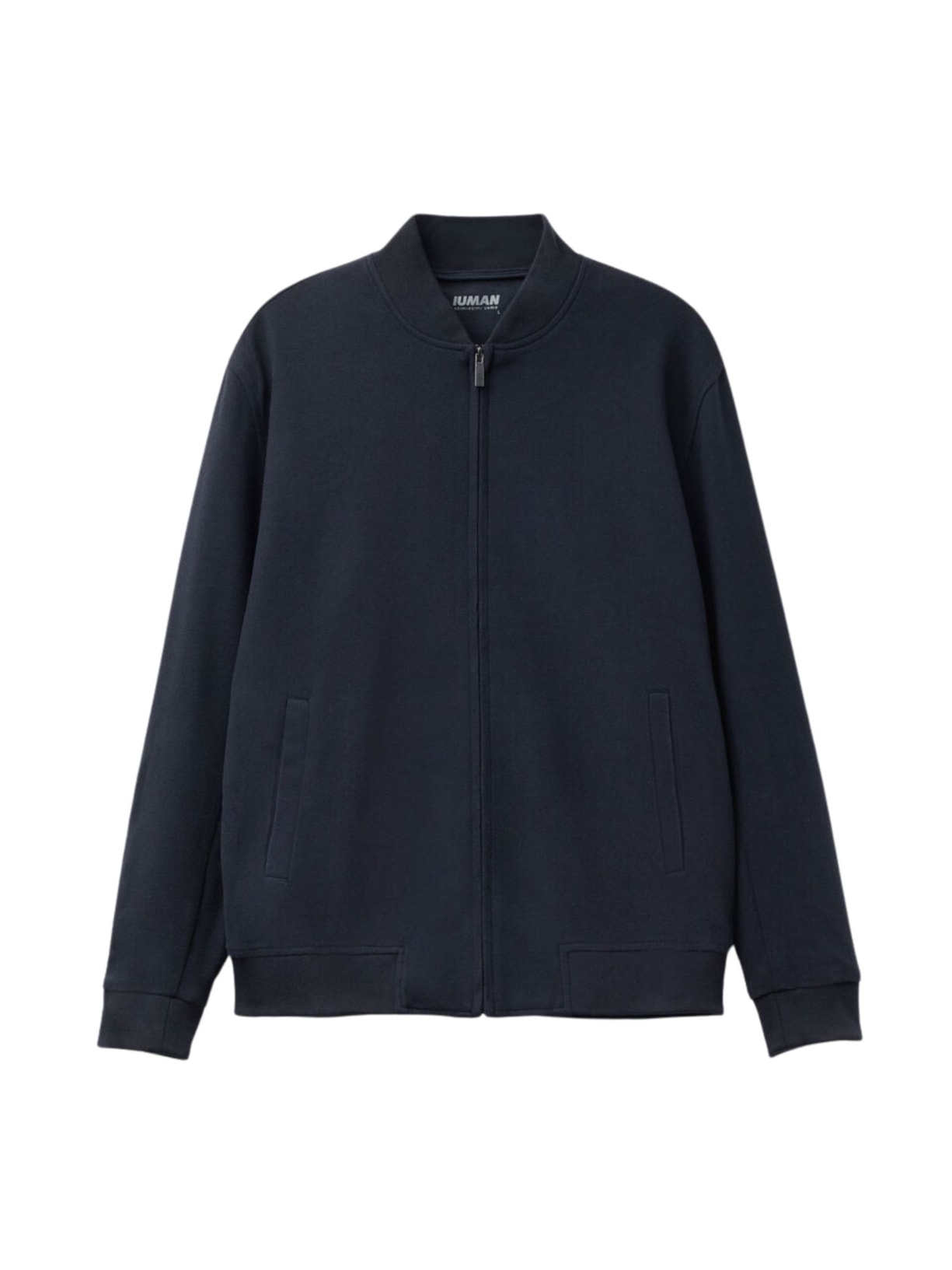 Jaqueta Bomber Com Tecido Efeito Lã Azul Intimissimi