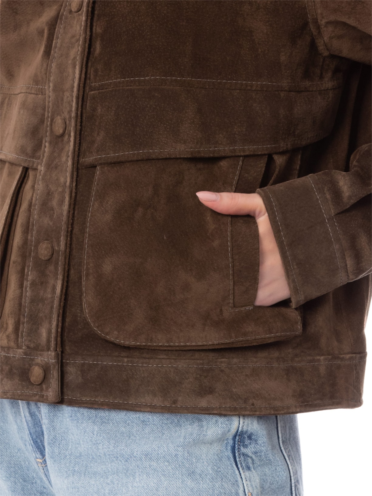 Jaqueta Bomber Feminina Willow Marrom Studio Kalline