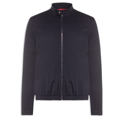 Jaqueta Bomber Masculina em Malha Italiana – Azul