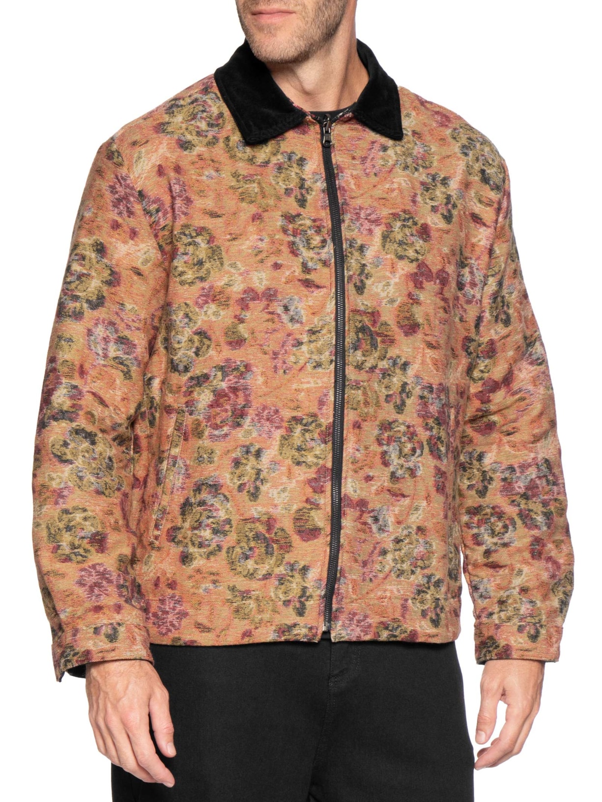 Jaqueta Bomber Masculina Velvet Roseira Vermelho Osklen