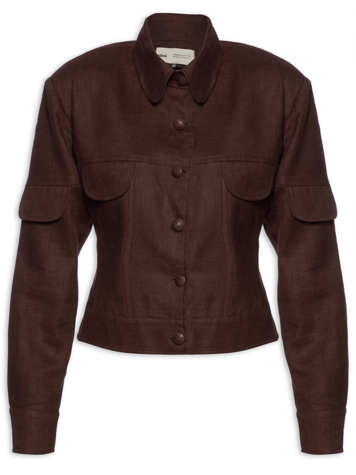 Jaqueta Coada Marrom