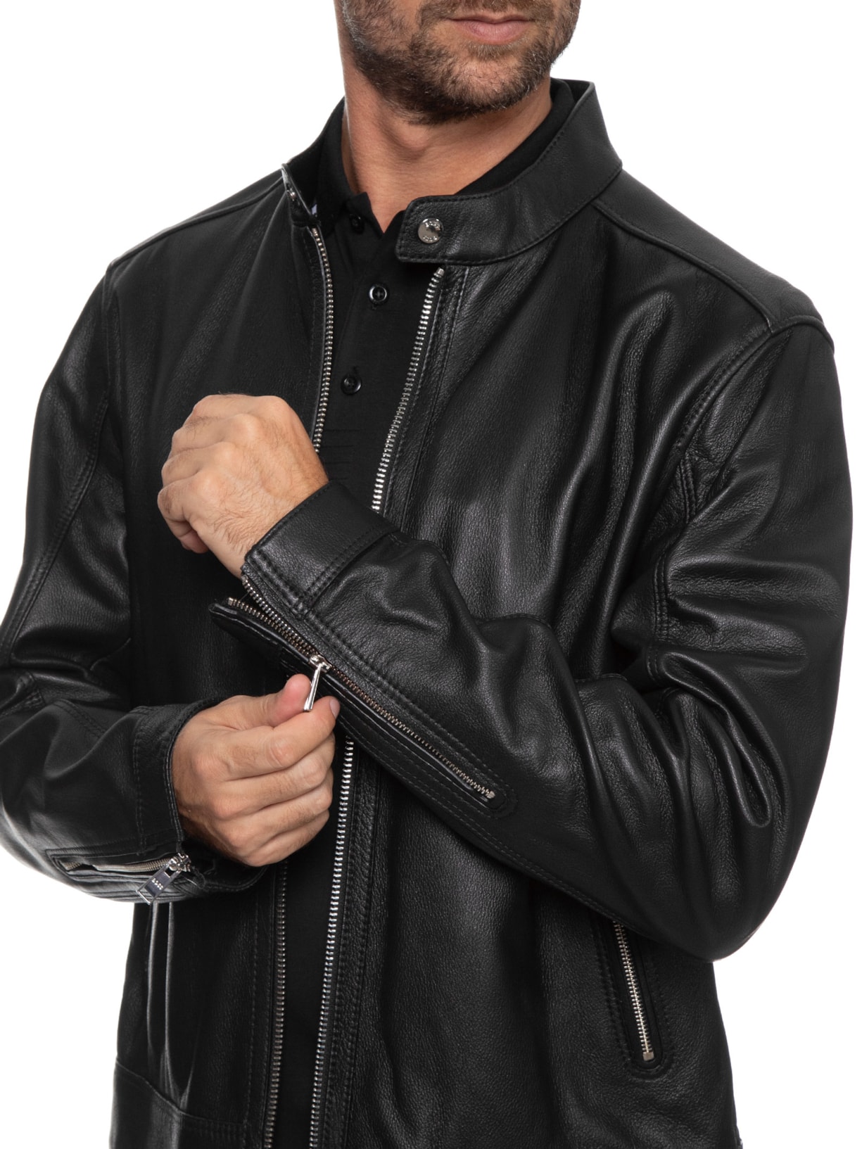 Jaqueta Couro Masculina Jaqueta Leather Special Leather Jacket
