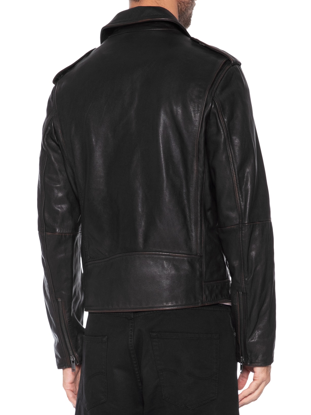 Jaqueta de Couro Masculina Levon Preto Hugo