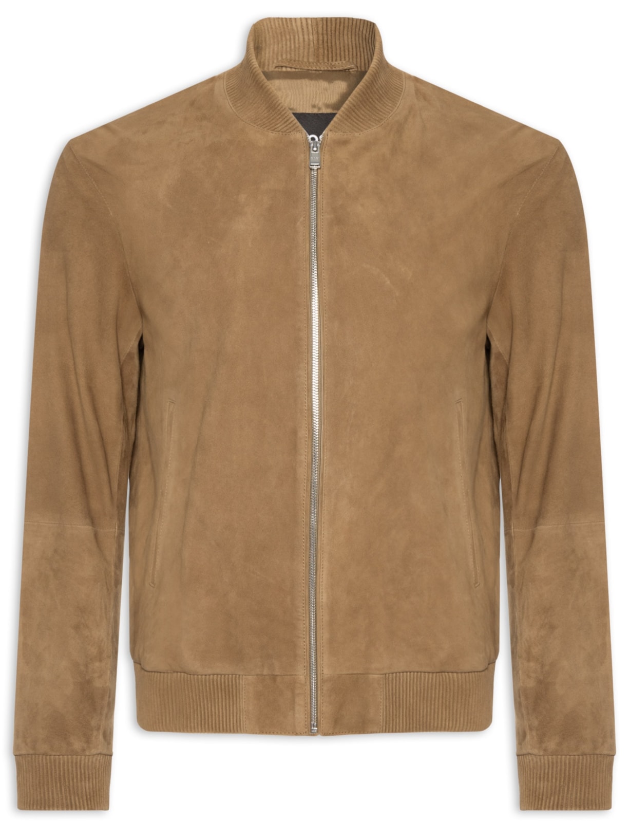 Jaqueta De Couro Masculino Regular Fit H-Muller Bege Boss