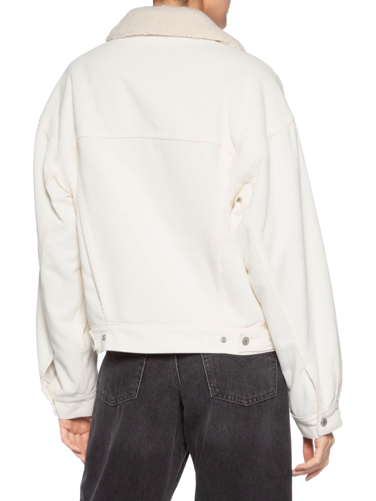 Jaqueta Feminina 90S Sherpa Trucker Branco Levi's