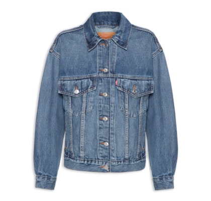 Jaqueta Feminina 90S Trucker - Azul 