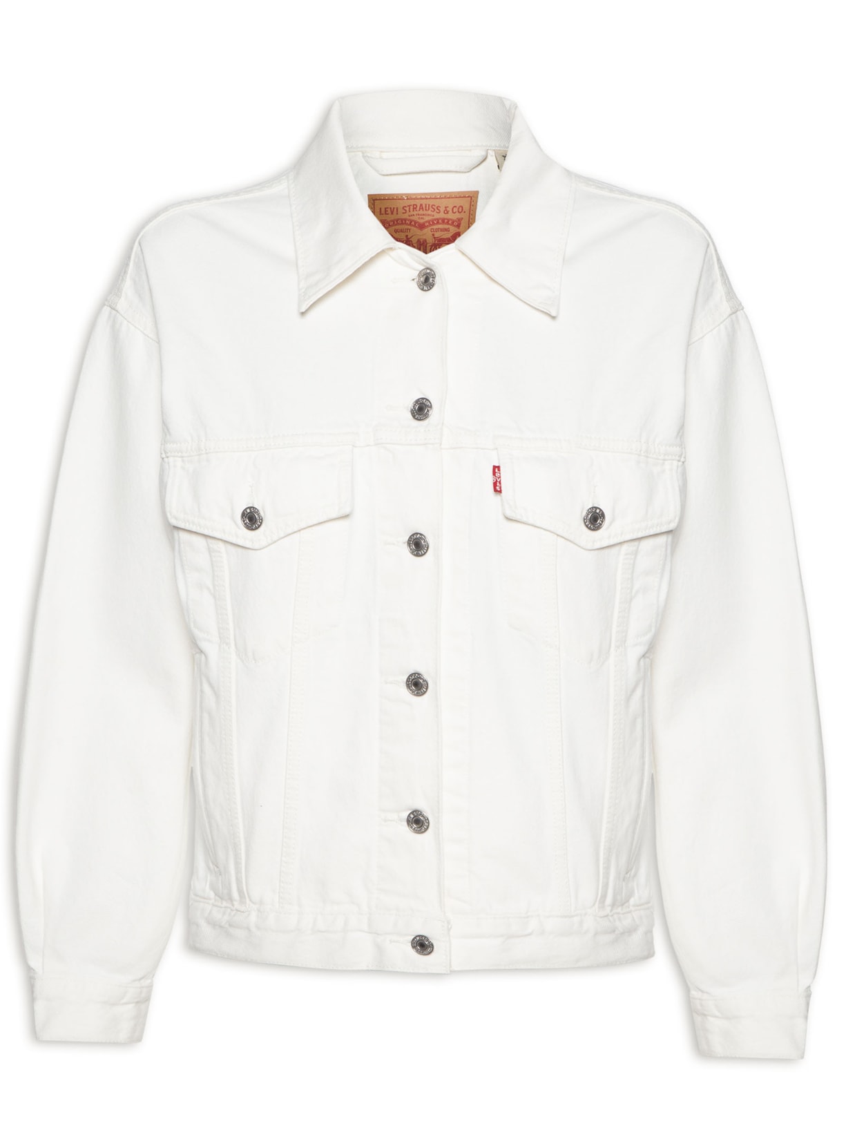 Jaqueta Feminina 90s Trucker - Off White