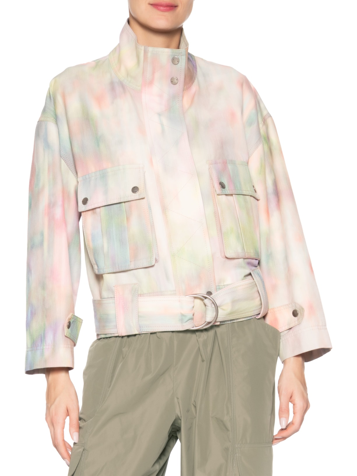 Jaqueta Feminina Alfaiataria Ikat Jack Verde Nk