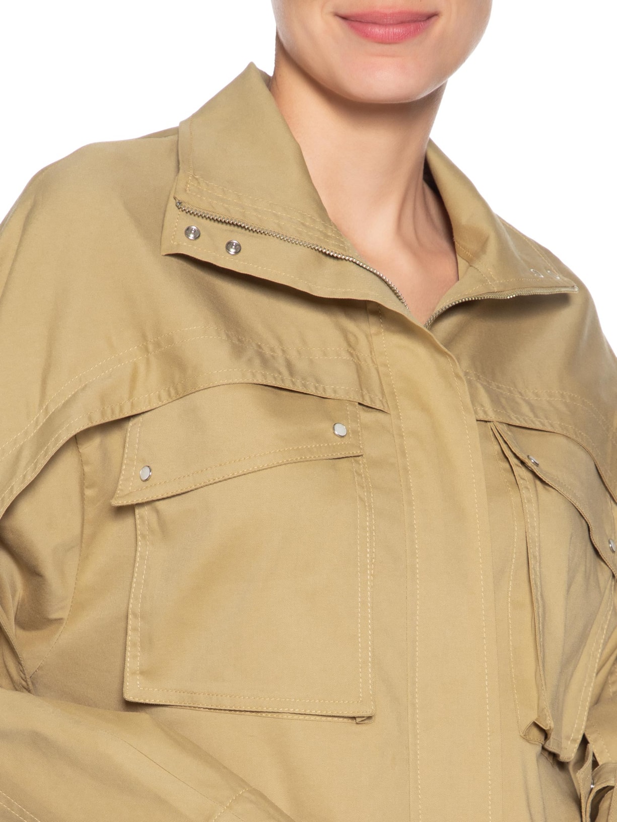 Jaqueta Feminina Alfaiataria Remo Rafa Bege Nk