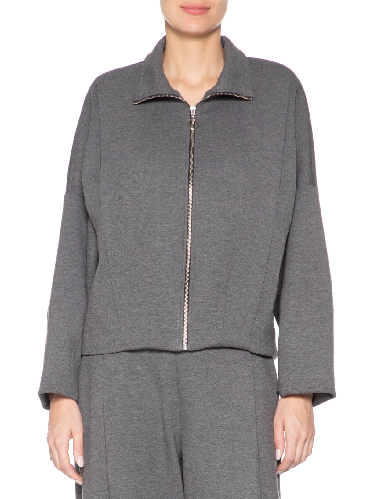 Jaqueta Feminina Alfaiataria Span Light Ivy Cinza Nk