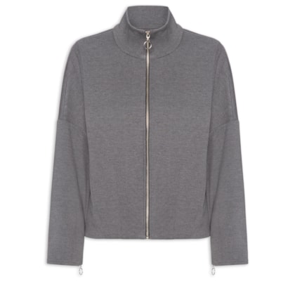 Jaqueta Feminina Alfaiataria Span Light Ivy - Cinza