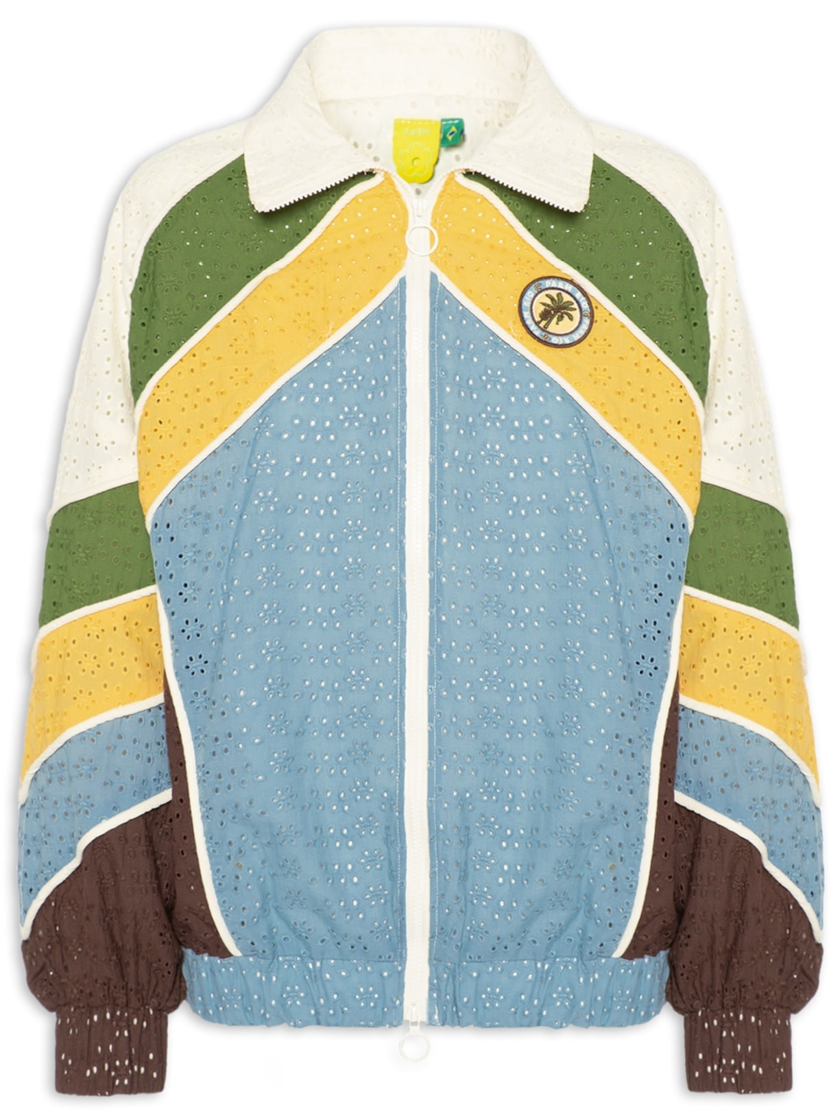 Jaqueta Feminina Artesanal Laise Copa – Azul