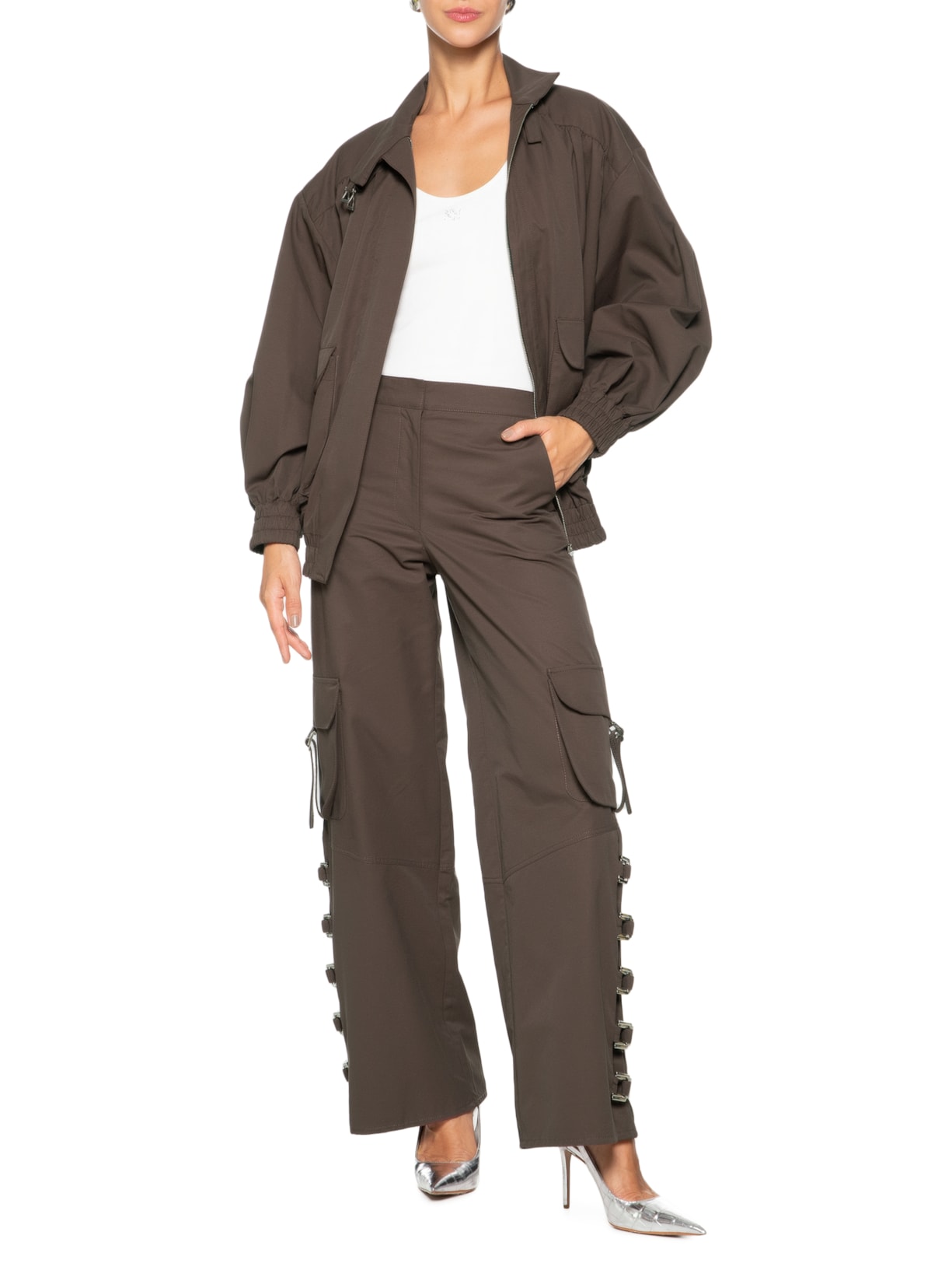 Jaqueta Feminina Audrey Marrom Nxt Lvl