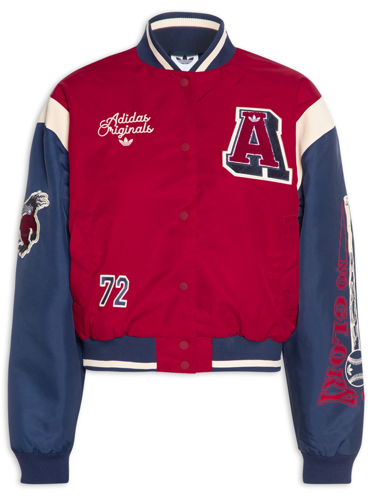 Jaqueta Feminina Badges Vermelho Adidas Originals