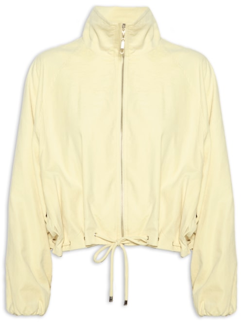 Jaqueta Feminina Barra Ilhós - Amarelo